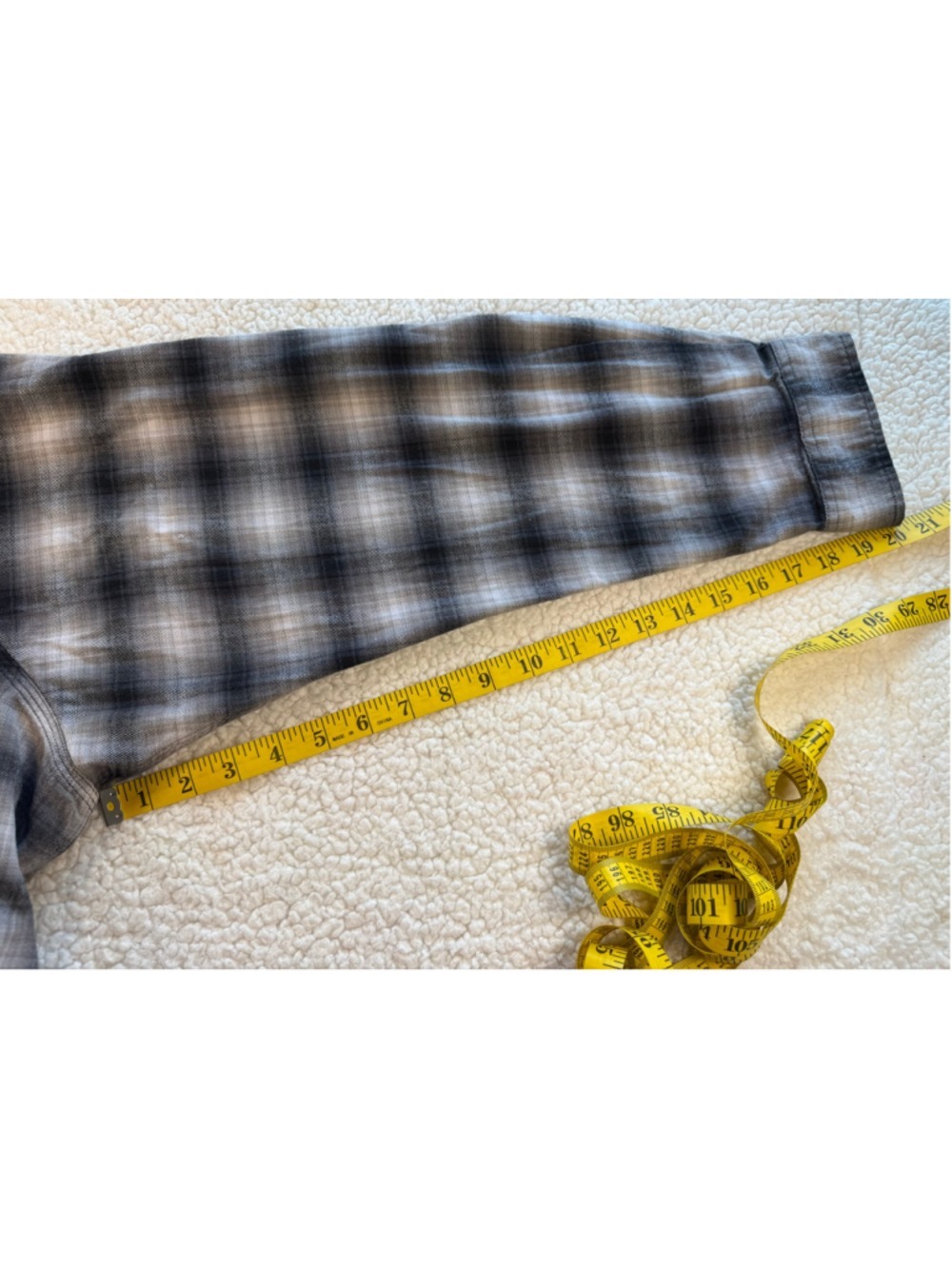 Carhartt Rugged Flex Hamilton Plaid Snap Front Flannel Shirt 3XL Gray 103855 - Picture 8 of 11